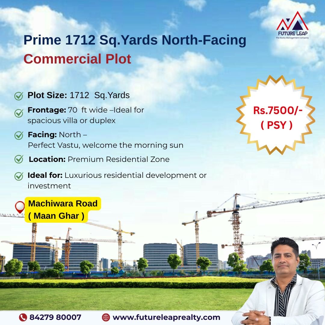 1712 Sq.Yard  Commercial Plot on Machiwara Road