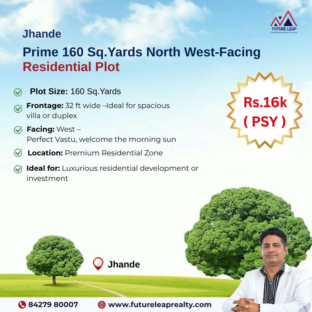 160 Sq.Yard  Residential Plot in Jhande
