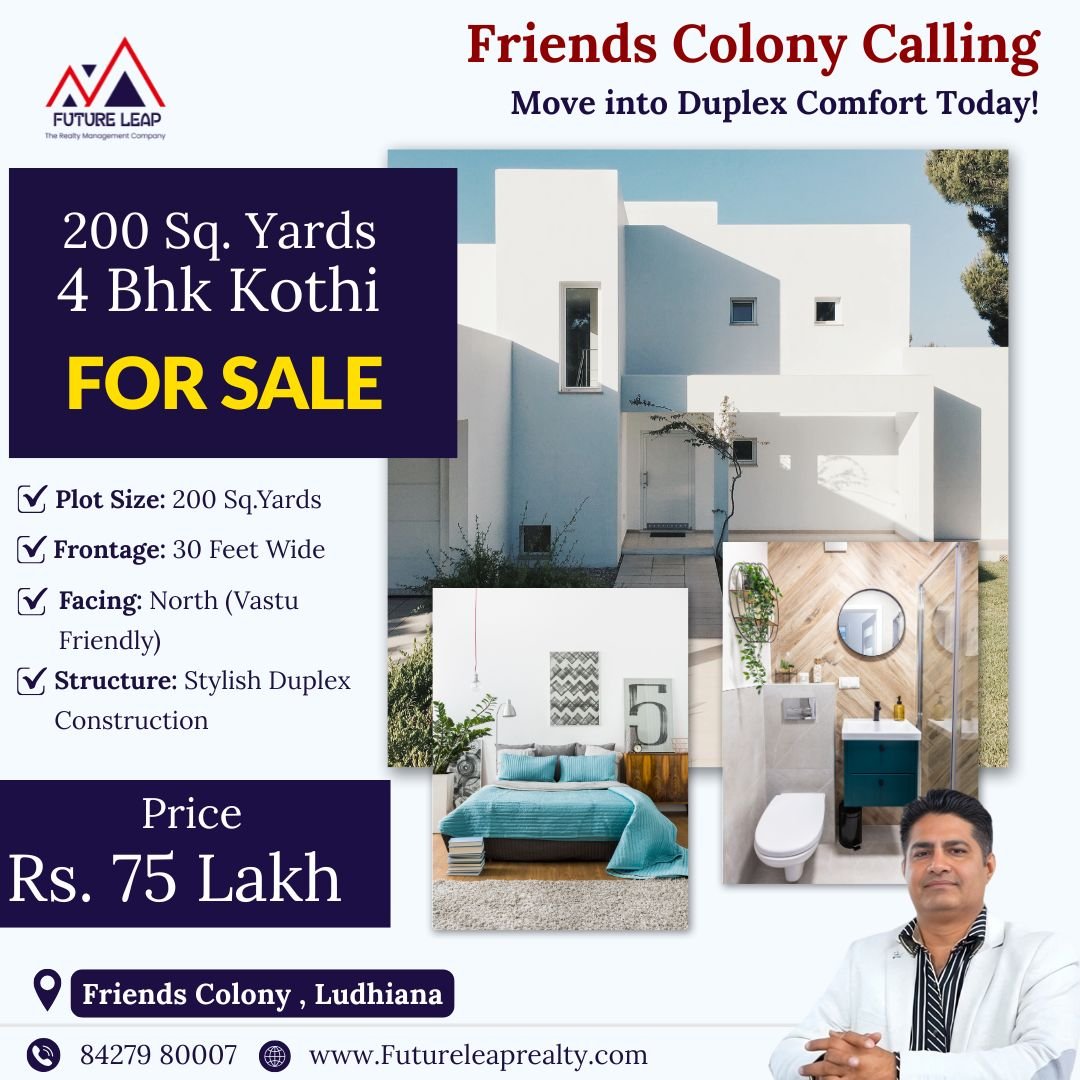 4BHK Duplex Kothi in Friends Colony Ludhiana
