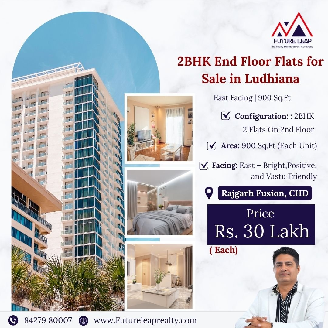 2BHK East-Facing Flats  in Rajgarh Fusion CHD Road