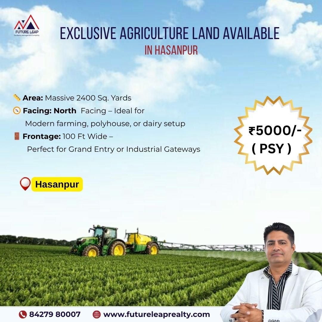 2400 Sq.Yard  Agriculture Land  in Hasanpur