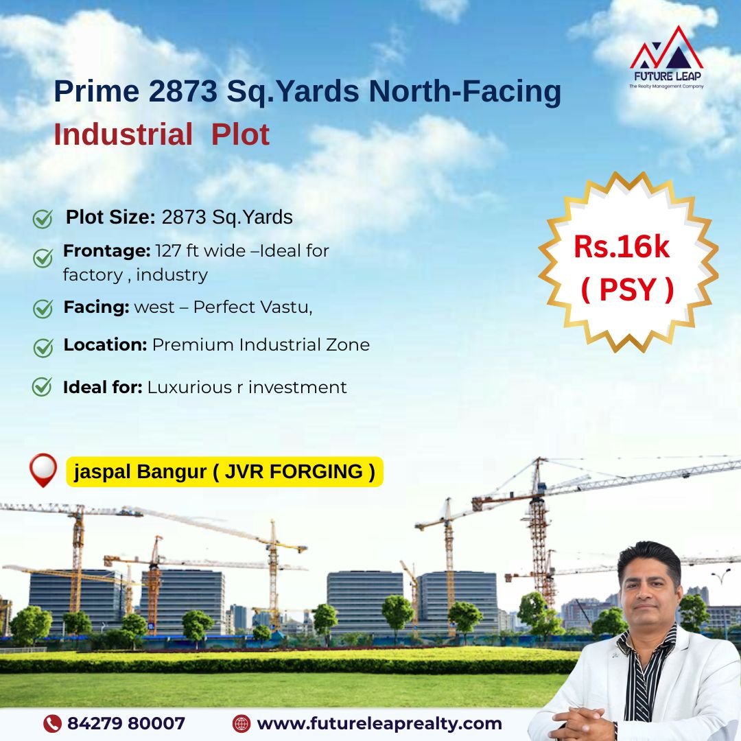 2873 Sq.Yard Industrial Plot  in Jaspal Bangar