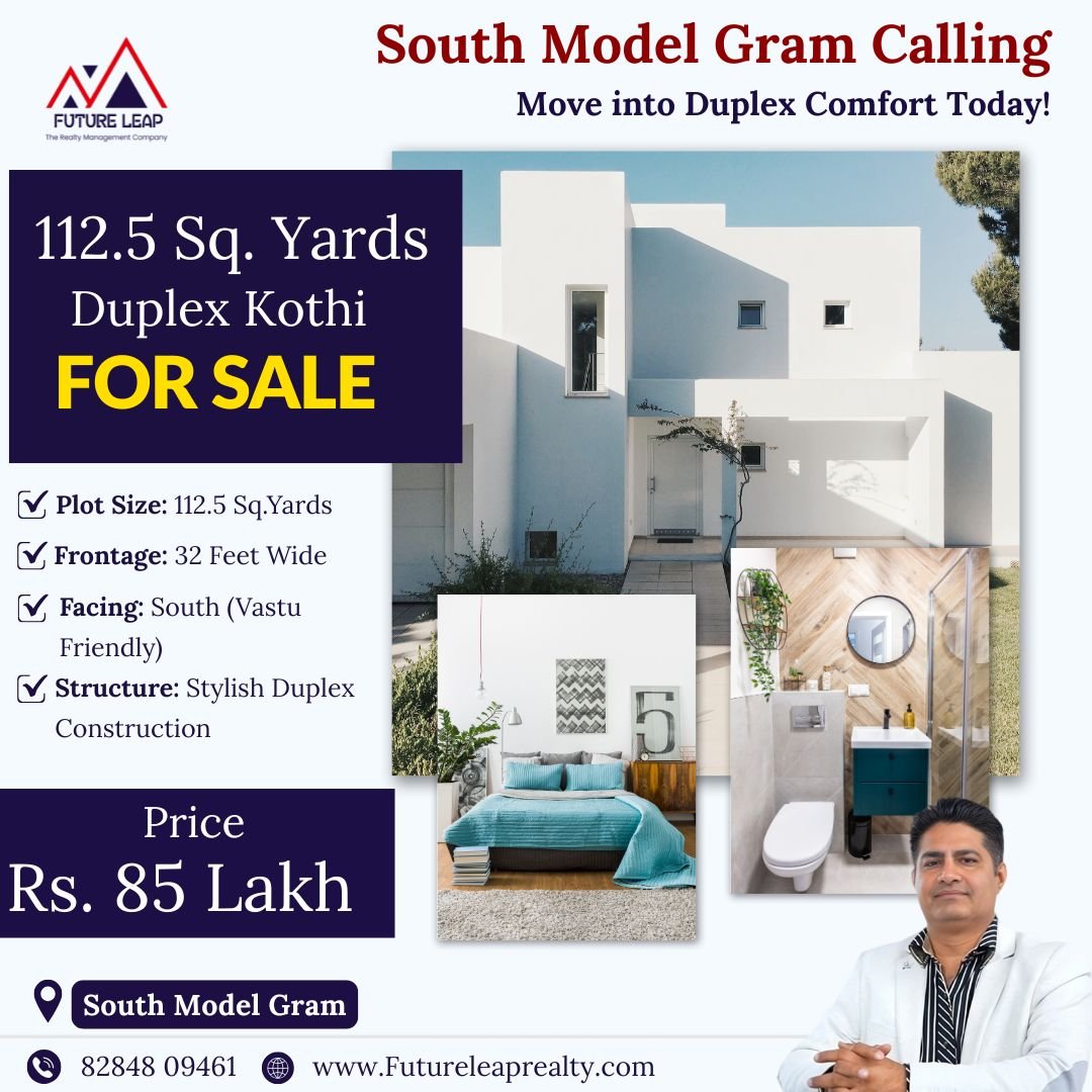 112.5 Sq.Yard Duplex Kothi in South Model Gram Ludhiana