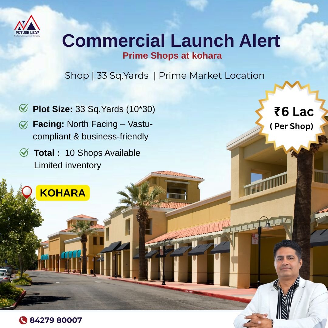 33 sq.yard New Shop Launch in Kohara
